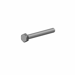 mcmaster carr threaded hex screw fully hardware cap length stainless steel thread head 4in